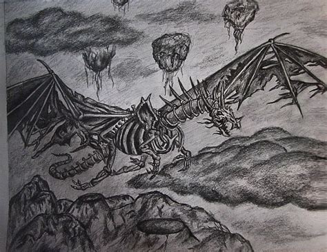 Skeletal Dragon by luxxlo on DeviantArt