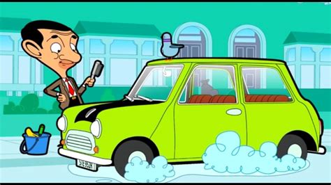 Mr Bean Clean Car | Mr bean cartoon, Car cartoon, Mr bean cake