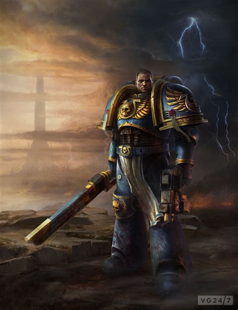 Warhammer 40k Space Marine Concept Art