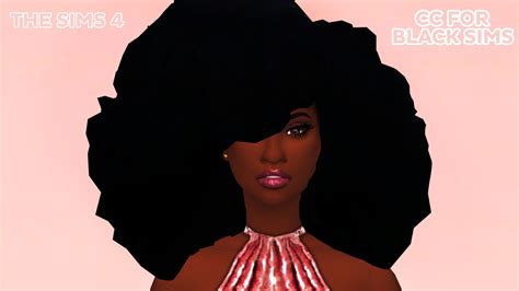 The sims 4 custom content hair afro - ramlasopa