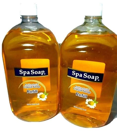 Lot Of 2 Spa Soap Antibacterial Liquid Soap Refill 32 Fl Oz Made In ...