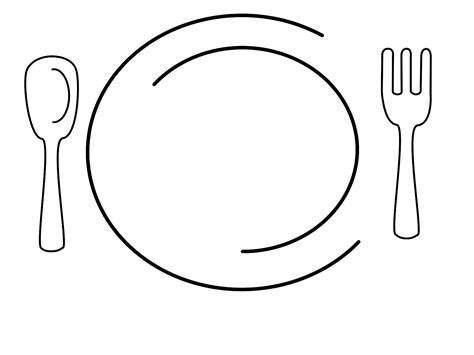 White Plate Clip Art at Clker.com - vector clip art online, royalty ...