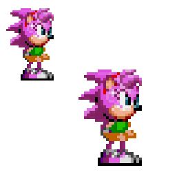 Custom Sonic Mania Amy Rose Sprite First Attempt by ...