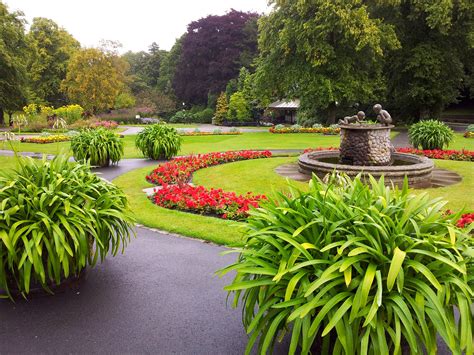 Free Images : tree, nature, path, grass, plant, lawn, flower, pond ...