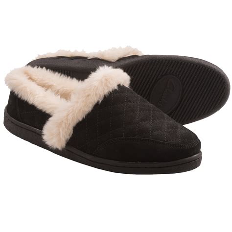 Clarks Quilted Suede Slippers (For Women) - Save 71%