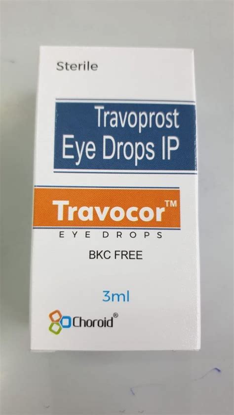 Choroid Travoprost Eye Drops IP at best price in Hisar | ID: 19216889391