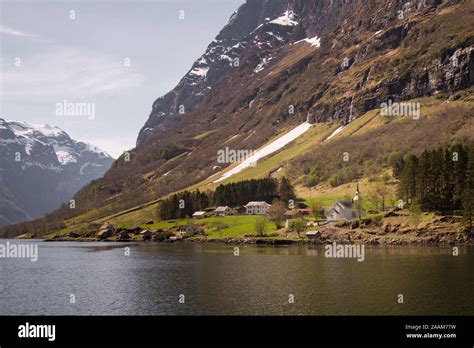 Fjord Cruise view in Norway Stock Photo - Alamy