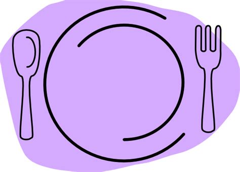 Food On Plate Clipart - ClipArt Best