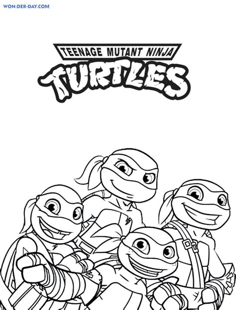 Teenage Mutant Ninja Turtles Coloring Pages 2022