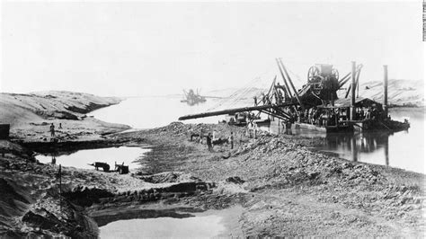 Suez Canal construction | Suez, Powerful pictures, Framed prints