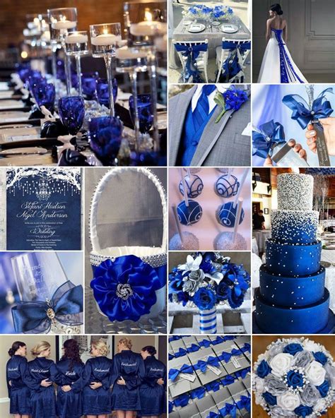 Royal blue and white wedding theme | Dresses Images 2022