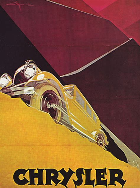 Chrysler Poster - 1920's #vintage #poster | Vintage ads & posters ...