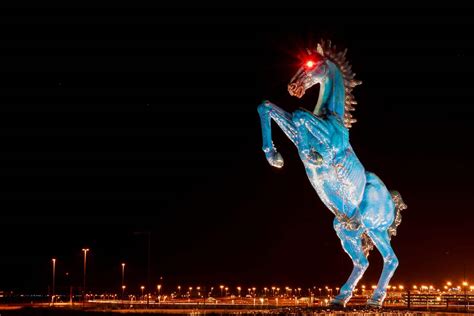 Blucifer: The Story of the Deadly ‘Blue Mustang’ Sculpture from Luis ...