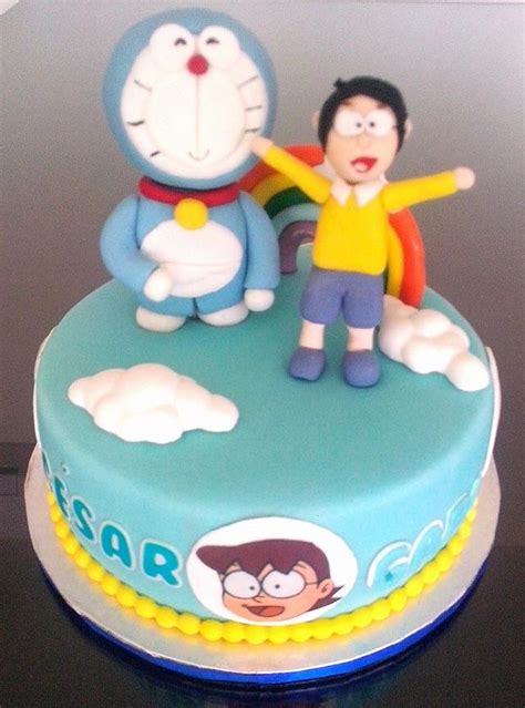 doraemon cake - Decorated Cake by prilimpipim - CakesDecor