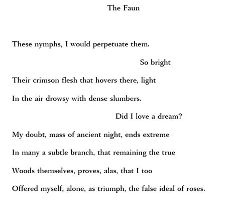 [POEM] The Afternoon of a Faun by Stéphane Mallarmé (extract ...