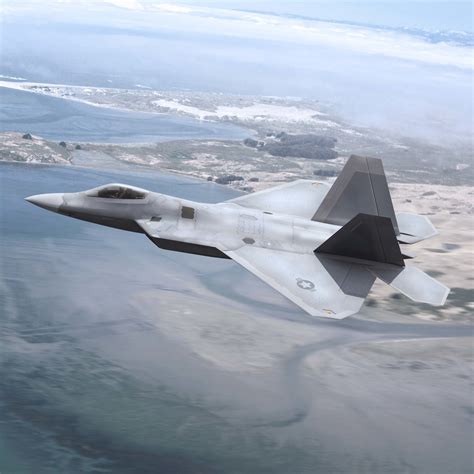 f-22 raptor 3d model