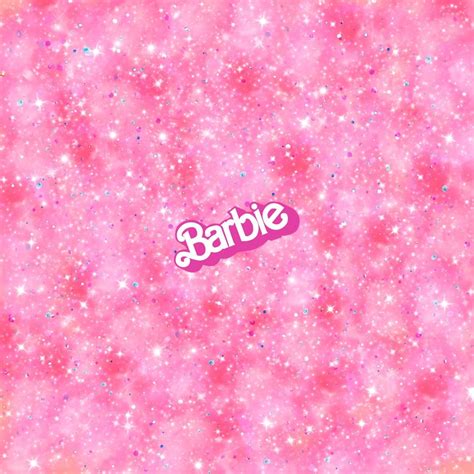 Pink Glitter Barbie Wallpaper