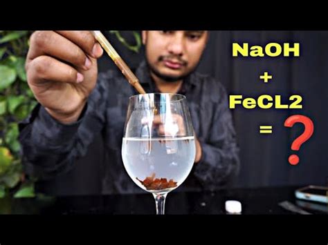 FeCL2 and NaOH 😱| chemical reactions and equations class 10 | chemistry ...