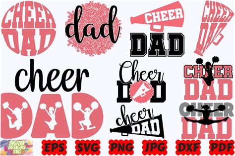 Cheer Dad SVG | Cheer SVG | Sport SVG | Cheer Cut Files |PNG