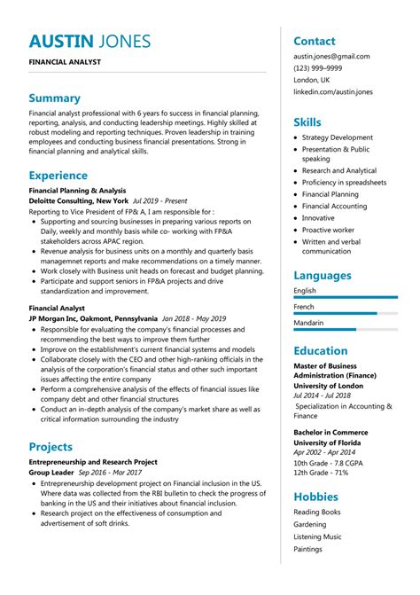 Financial Analyst Resume Example in 2024 - ResumeKraft