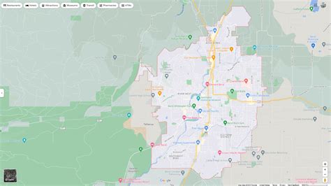 Bend Oregon Map - United States