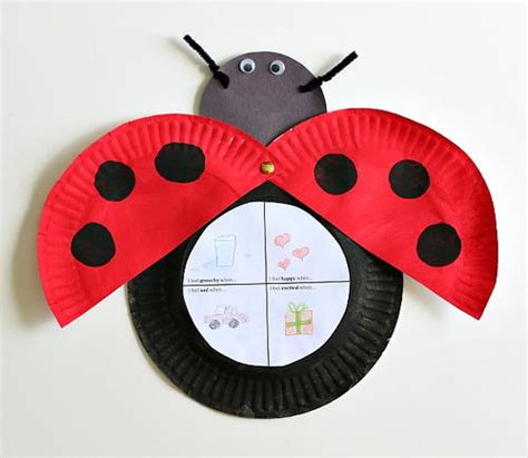 Printable Grouchy Ladybug Craft | AllFreeKidsCrafts.com