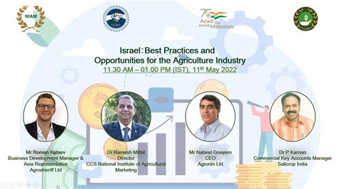 Israel: Best practices and opportunities for agriculture industry ...