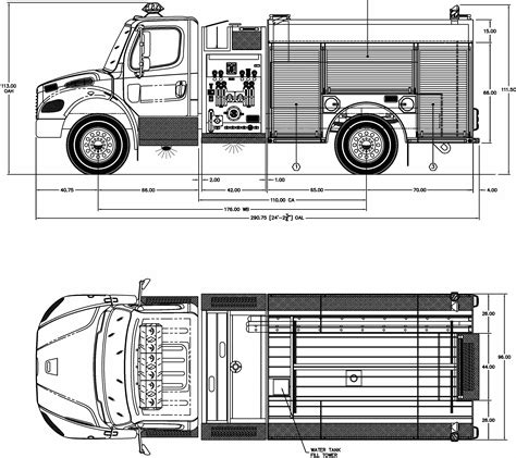 Best Of 3d Modeling Semi Truck Blueprints - Shopping Mockup