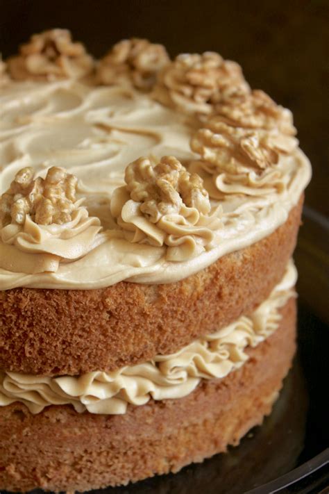 Coffee and Walnut Cake, a Classic British Cake for Afternoon Tea ...