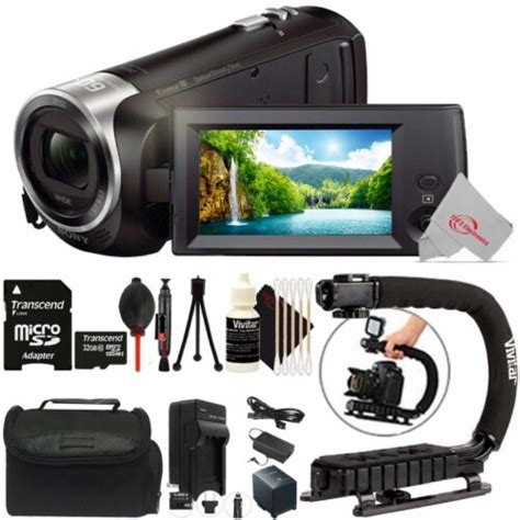 Sony Hdr-cx405 Hd Handycam Camcorder With Photo And Video Software Top ...