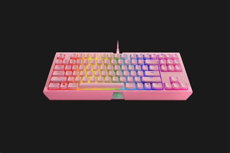 RAZER Blackwidow TE Chroma V2 Quartz Pink Gaming Keyboard