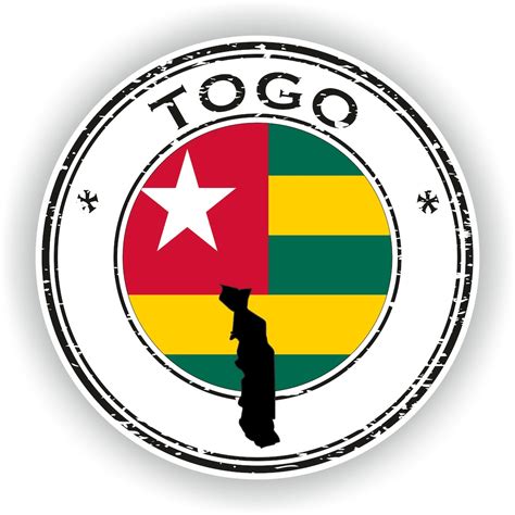 Togo Seal Round Flag Digital File Download Svg, Png, Eps, Jpg - Etsy