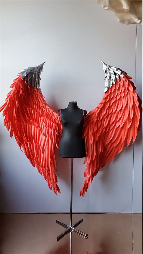 Wings Cosplay Angel wings costume Red devil wings adult | Etsy