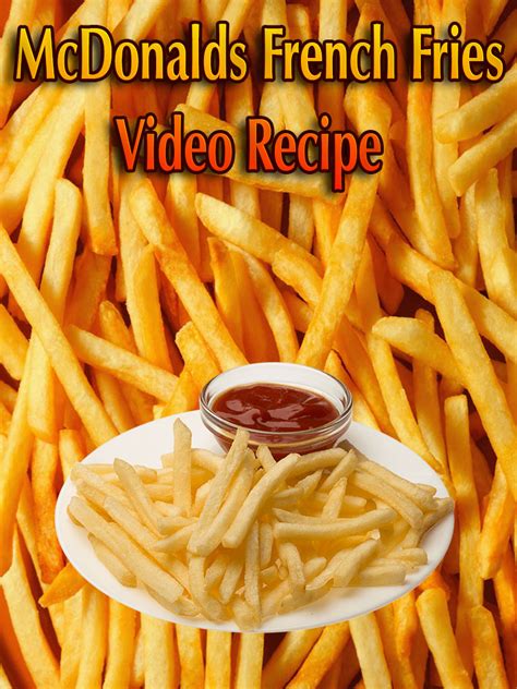 Quiet Corner:McDonalds French Fries - Video Recipe - Quiet Corner