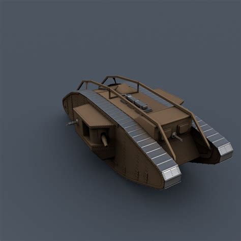 Mark IV Tank 3D Model $9 - .c4d .fbx - Free3D