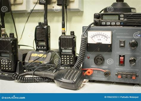 Military Communications Receiver Stock Image - Image of manufacturer ...