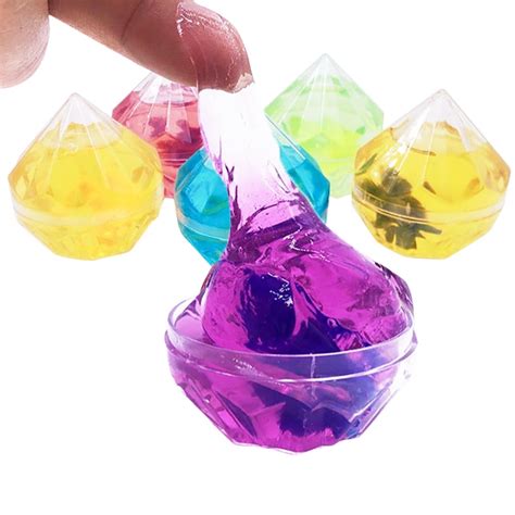 Crysta Diamonds Jelly Toy Soft Slime Scented Stress Relief Toy Sludge ...