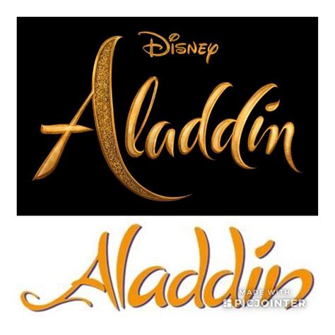 New Aladdin logo (live action) vs Old Aladdin logo : r/logodesign