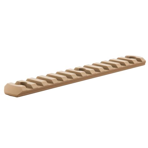 Buy TuFok Mlok Picatinny Rail Aluminum - Low Profile Tan Picatinny Rail ...