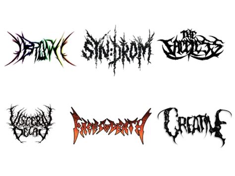 I will make custom death metal logo for your band | Upwork