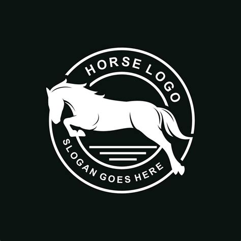 Horse logo design vector 23795077 Vector Art at Vecteezy