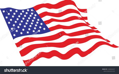 American Usa Flag Vector Design Stock Vector (Royalty Free) 1469603237 ...