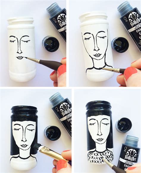 alisaburke: spice jar face vases