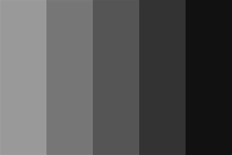 Shades of Gray Color Palette