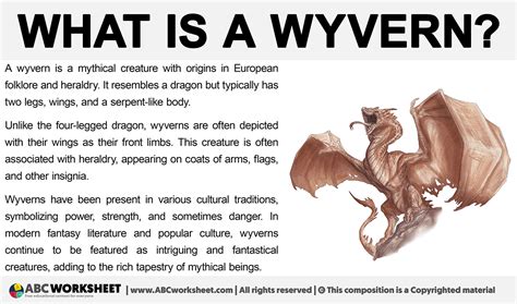 What is a Wyvern | Definition of Wyvern