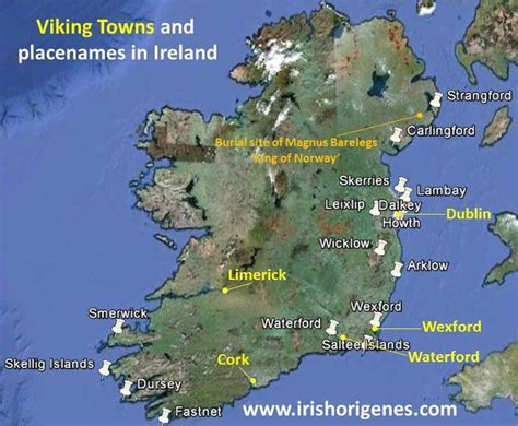 Viking towns and placenames in Ireland | Vikings, Ireland history, Ireland