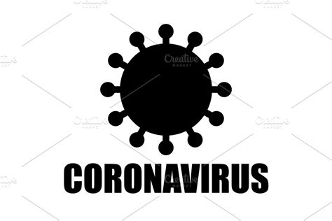 New Coronavirus symbol isolated on | Custom-Designed Illustrations ...