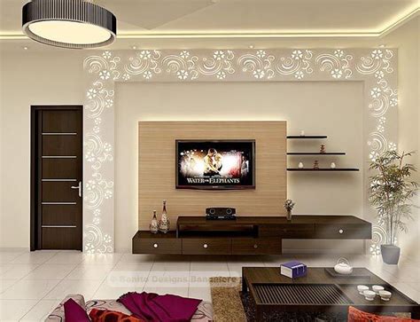 Hall Tv Unit Design Modern - Modern tv unit design #13: