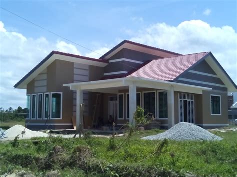 33 Design Rumah Moden Banglo Setingkat dan 2 Tingkat Terkini