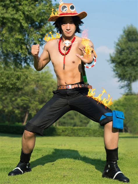 1901 ONE PIECE Portgas D Ace Anime Cosplay Costume | cosercosplay.com